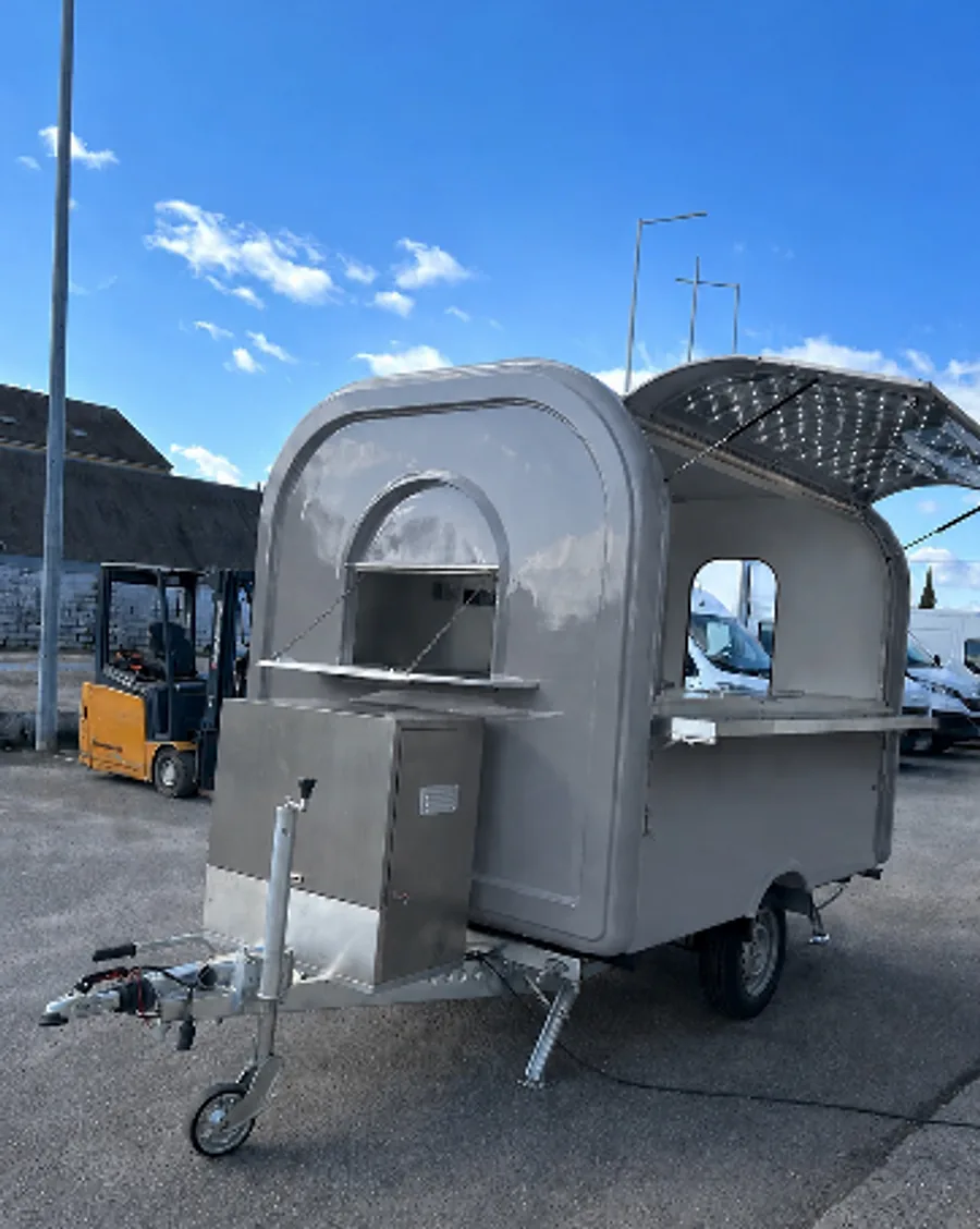 Remorque food truck L-280 en gris
