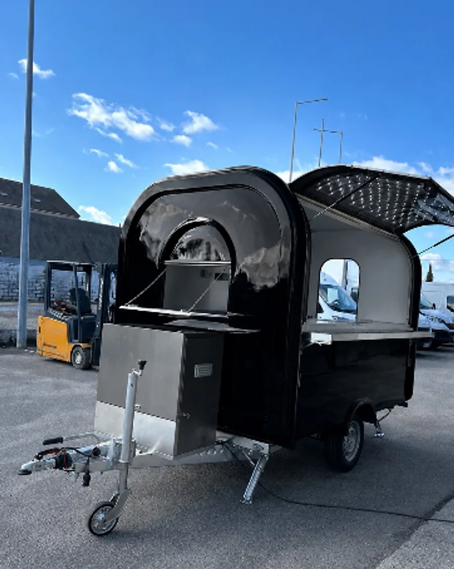 Remorque food truck L-280 en noir