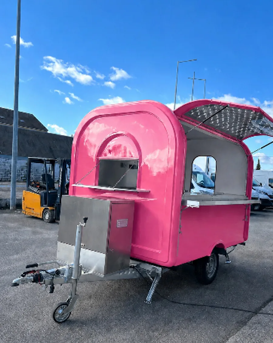Remorque food truck L-280 en rose